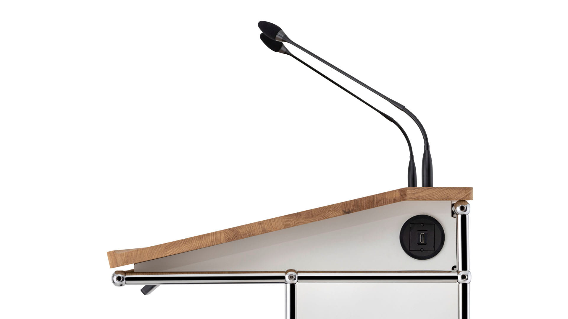 infoWERK-rednerPULT-FM39H-mit-optionalem-Display-und-hohenverstellbar-fur-moderne-Konferenzraume