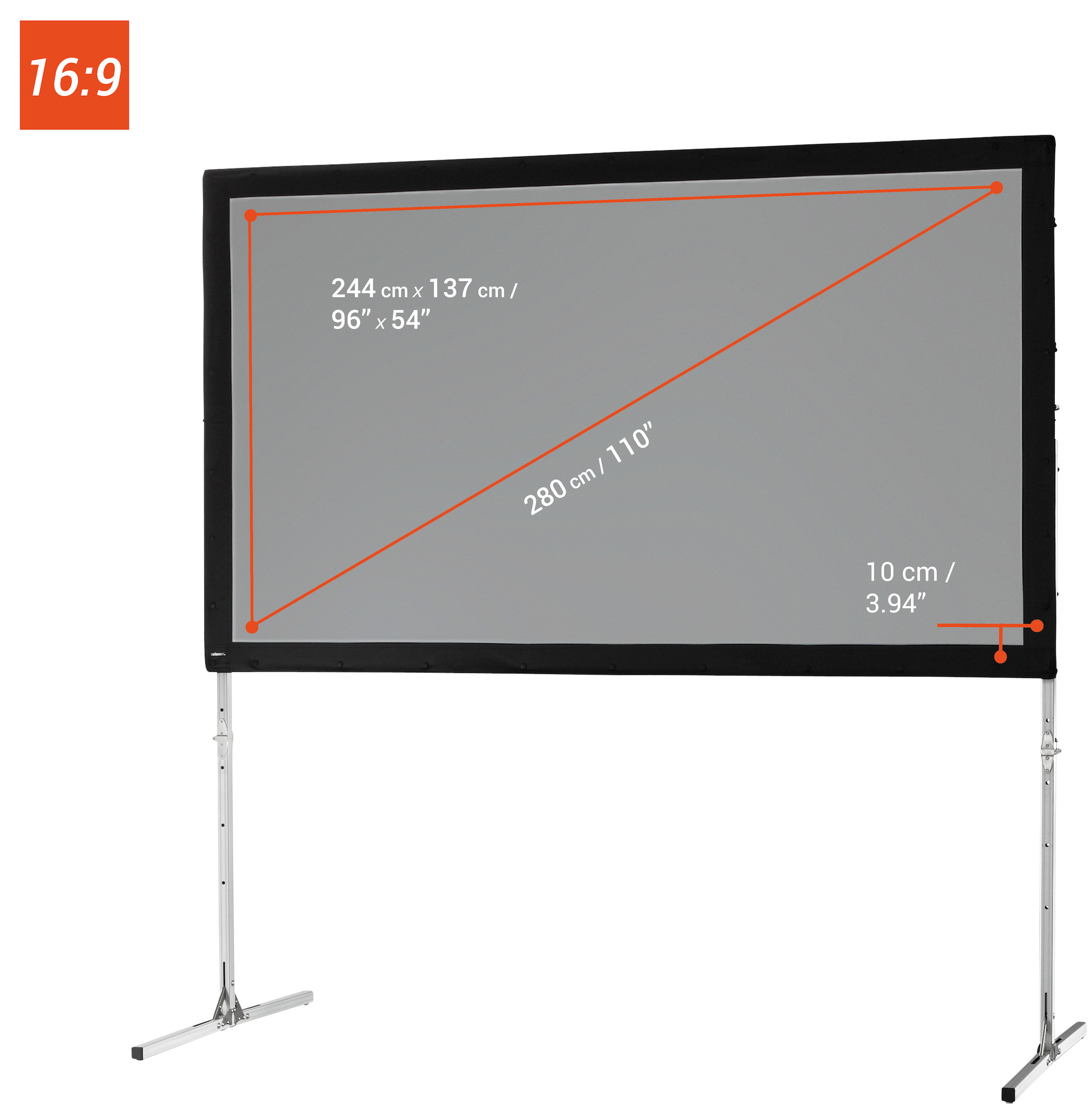 celexon-Faltrahmen-Leinwand-Mobil-Expert-244-x-137cm-Ruckprojektion-Demoware