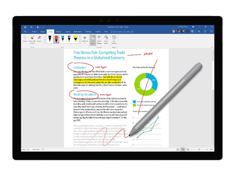 Microsoft-Surface-Pen-kabellos-Bluetooth-4-0-Platin