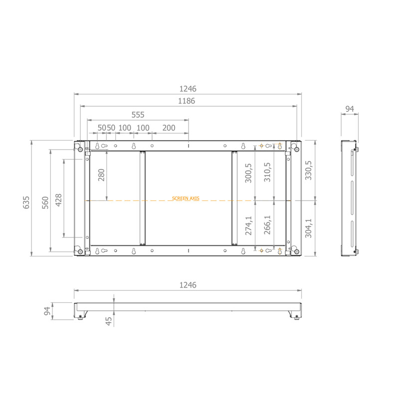 Hagor-muurhouder-voor-Samsung-OH55F