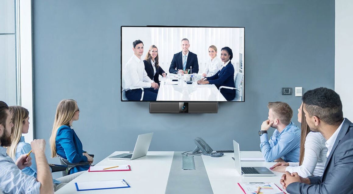 Nexvoo-NexBar-N110-AI-videoconferentiecamera-UHD-120-FOV-30fps