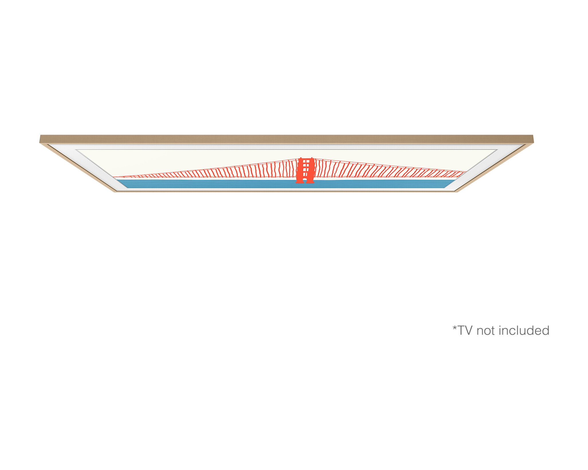 Samsung-The-Frame-85-Rahmen-Modern-in-Teak