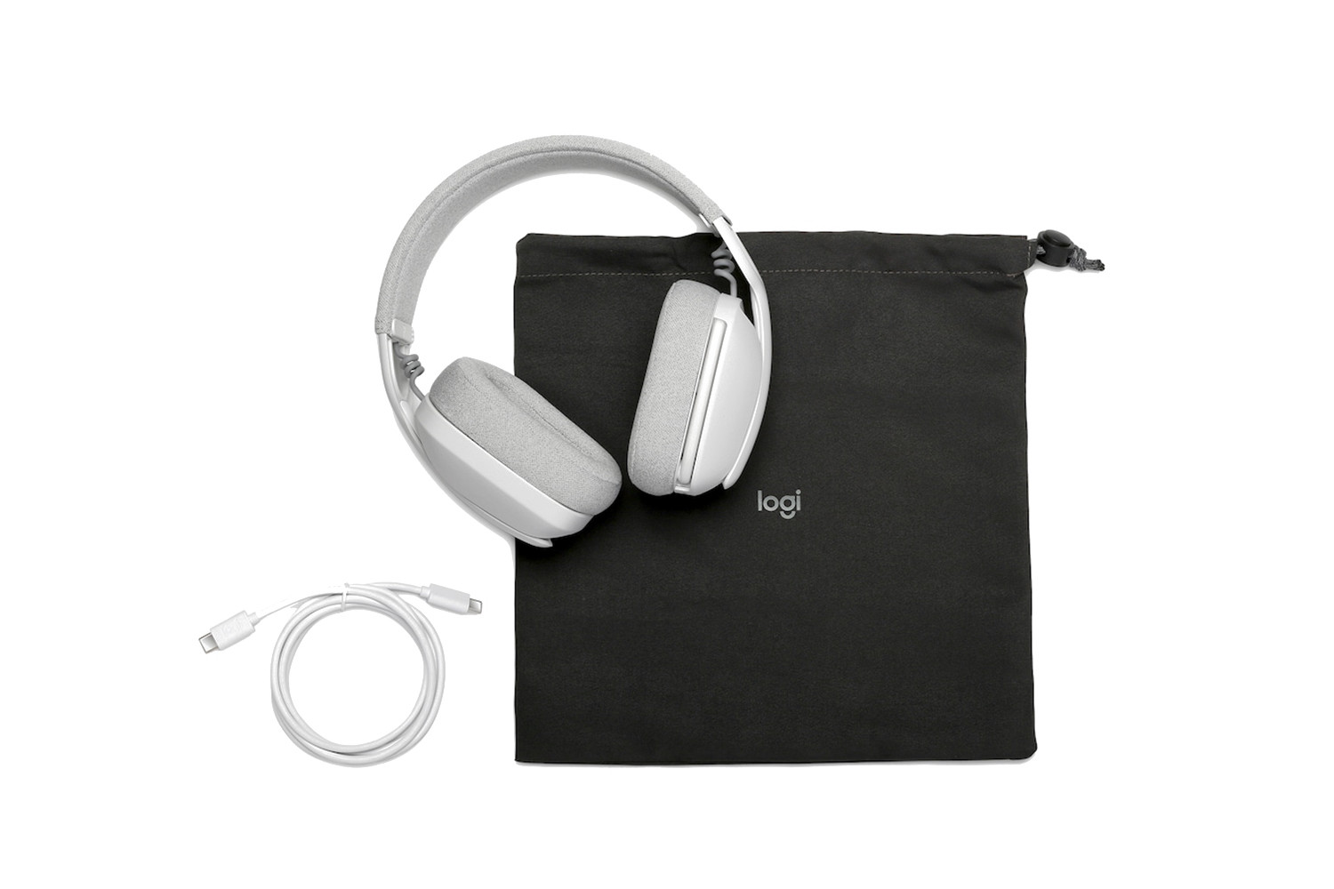 Logitech-Zone-Vibe-100-kabelloses-Bluetooth-Headset-ohrumschliessend-Grauweiss