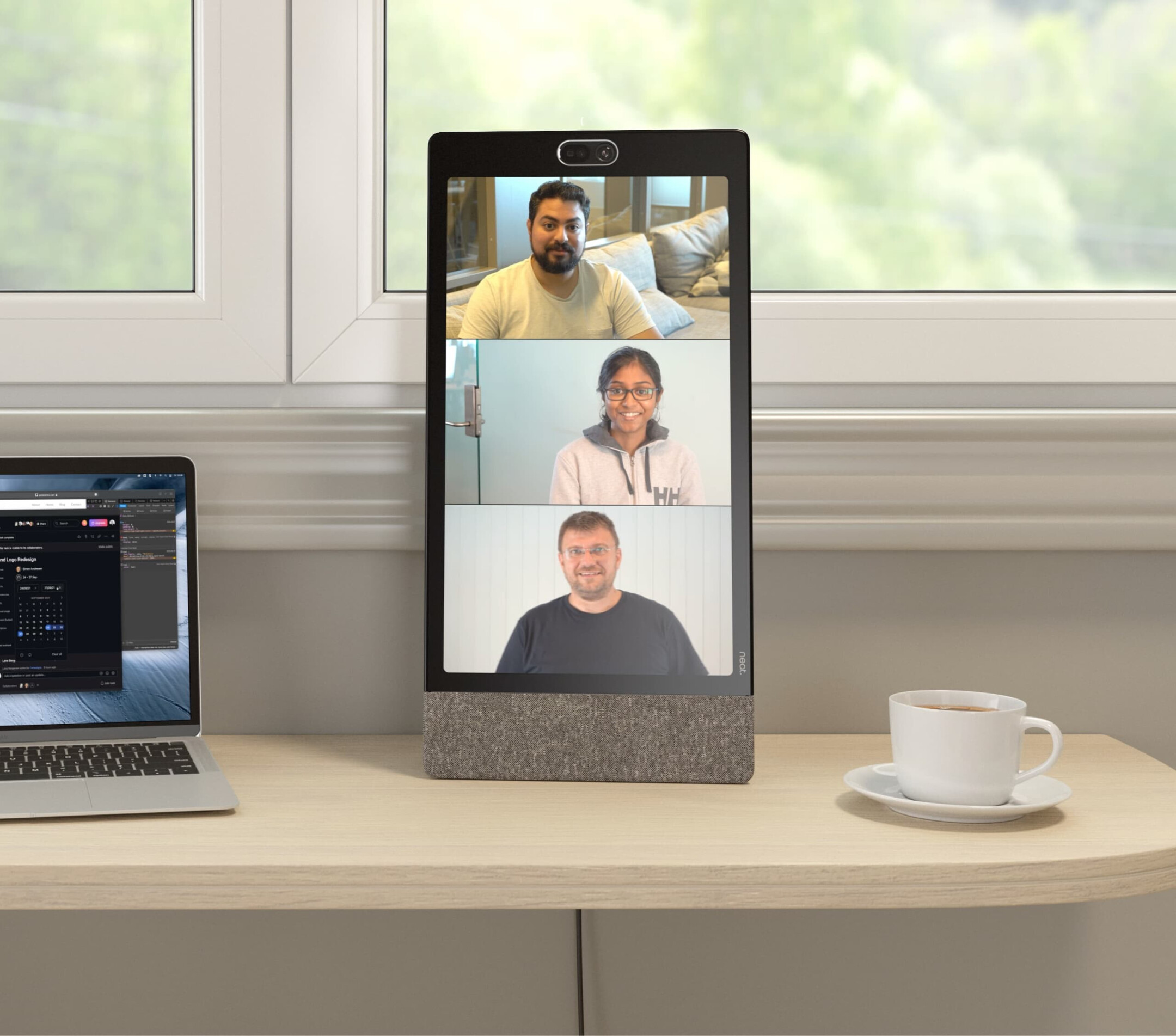 Neat Frame Personal Video Conferencing Device Designed for Zoom