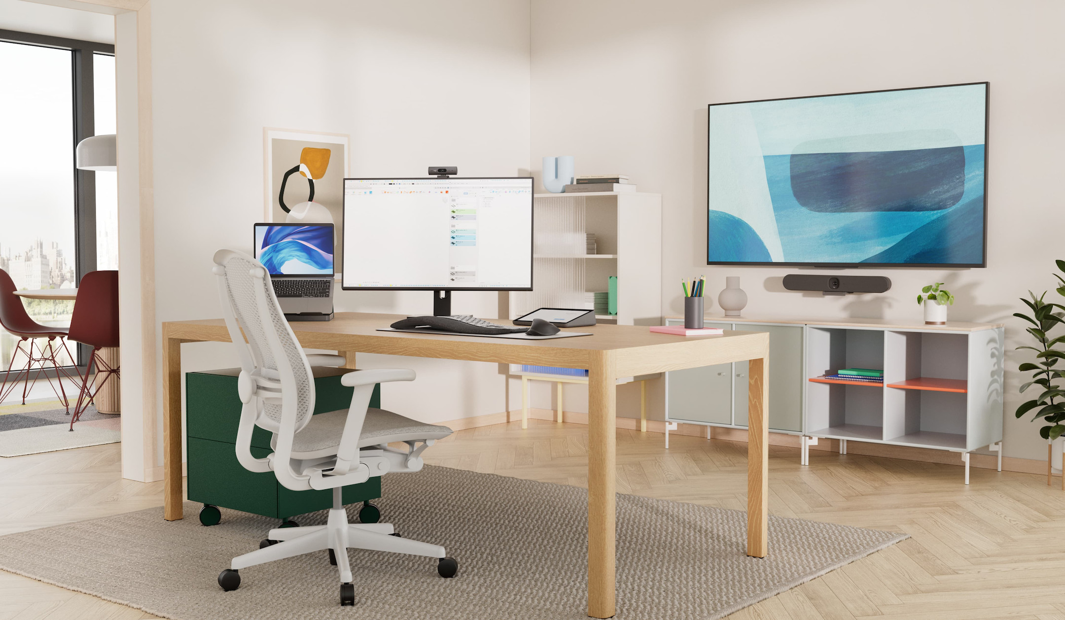 Logitech-Rally-Bar-Huddle-Conferentiecamera-met-3840-x-2160-4K-UHD-30-fps-120-voor-kleine-ruimtes-huddle-rooms
