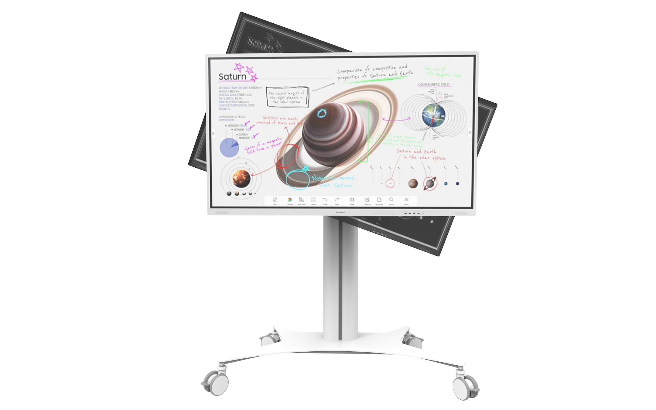 celexon-Expert-display-trolley-Seoul-voor-Samsung-FLIP-Demo