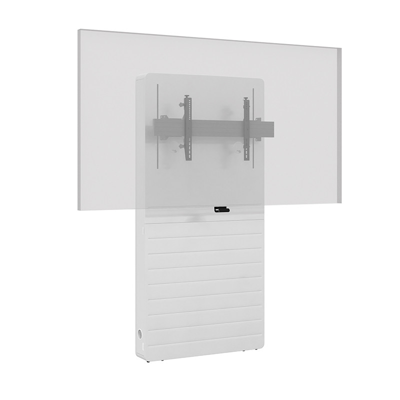 Hagor-CON-Line-R-Big-W-Lift-Media-voetstuk-met-vloer-muurbevestiging-amp-elektrische-hoogteverstelling-voor-een-75-98-beeldscherm