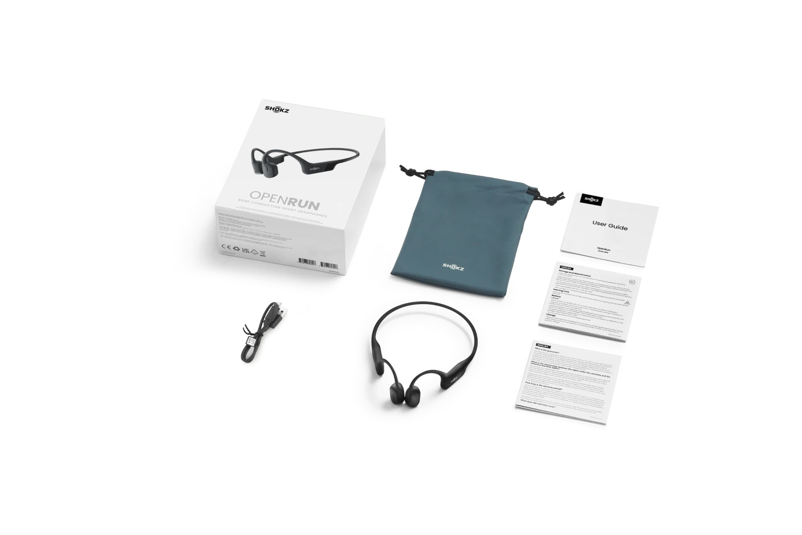 SHOKZ-OpenRun-open-ear-Bluetooth-hoofdtelefoon-voor-sportliefhebbers-met-8-uur-afspeeltijd-Maat-Standaard-Kleur-Cosmic-Black