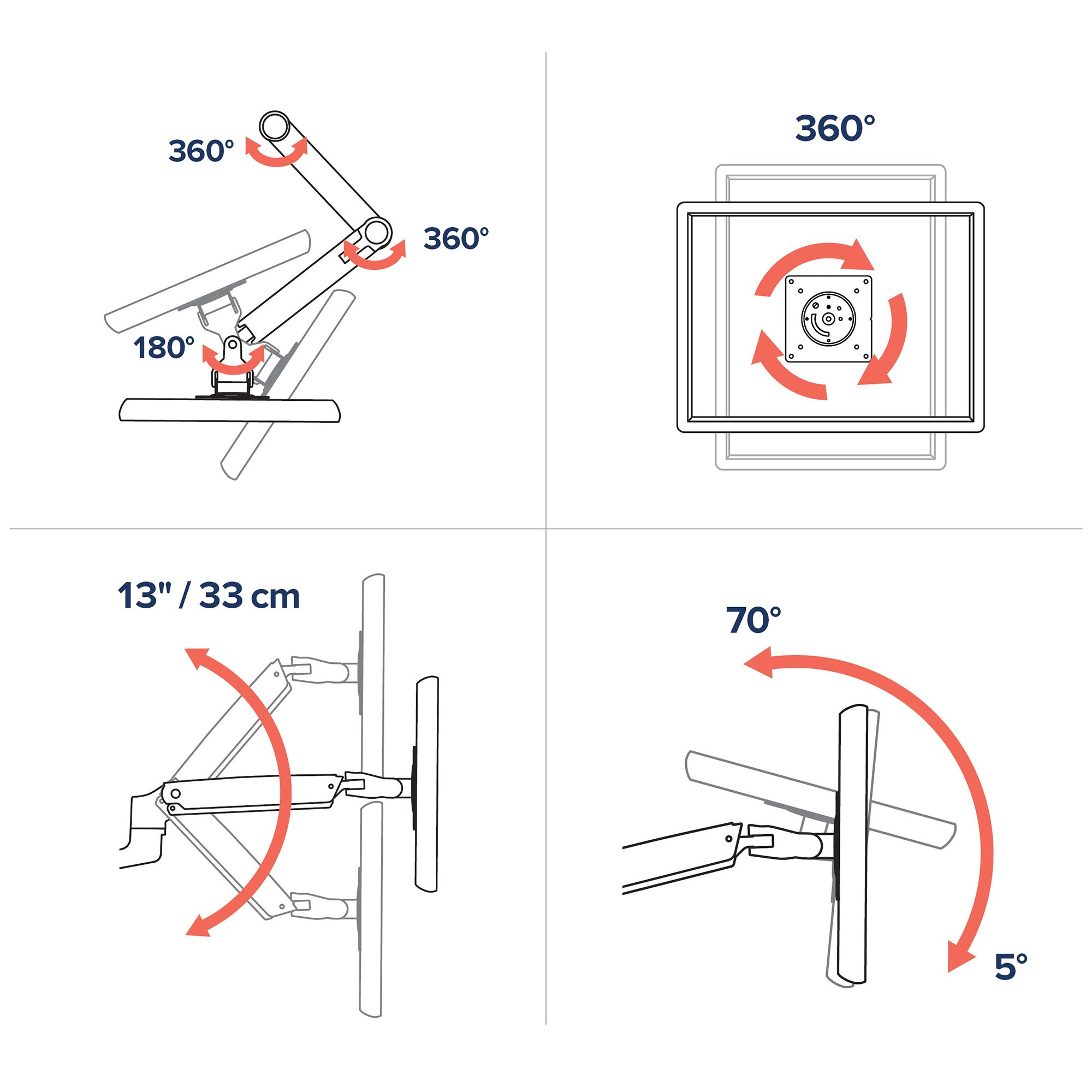 ERgotron-LX-monitorarm-met-hoge-kolom-tafelbevestiging-schermformaat-34-mat-zwart