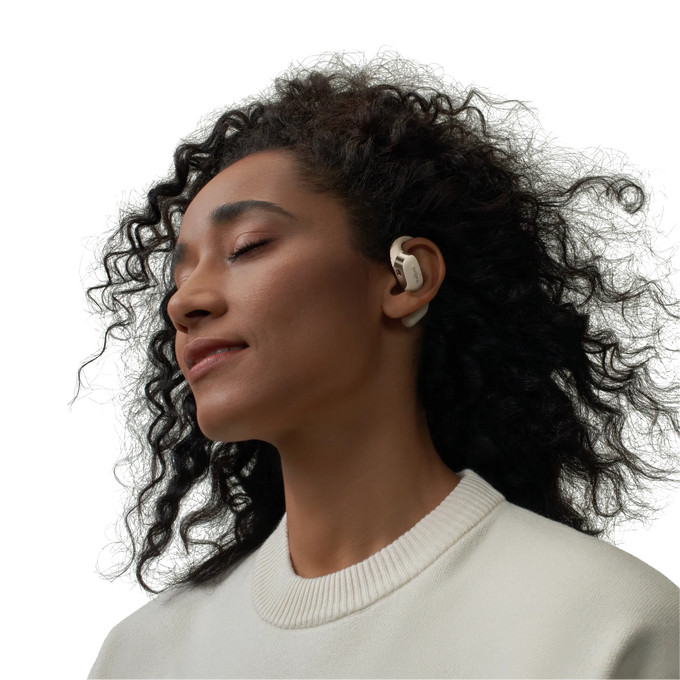SHOKZ-OpenFit-Open-Ear-Design-Bluetooth-Kopfhorer-mit-28-Stunden-Wiedergabezeit-Farbe-Beige