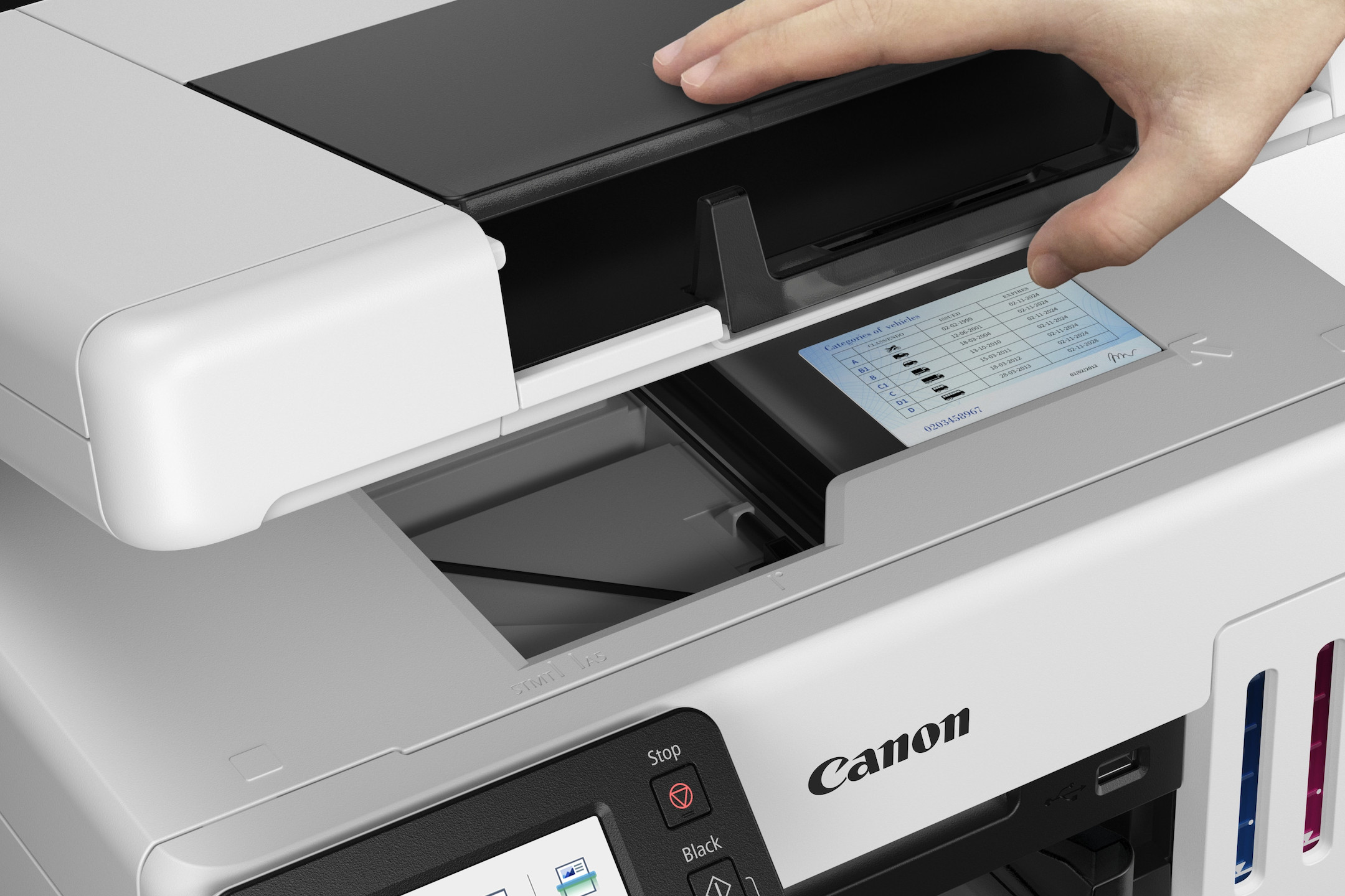 Canon-MAXIFY-GX6550-3-in-1-Multifunktionssystem-mit-von-vorn-zuganglichem-ADF-Demoware