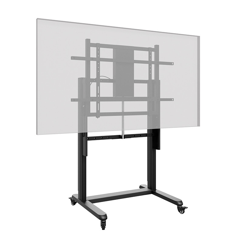 Hagor-CPS-Mobile-Stand-Moto-86-110-verrijdbaar-statiefsysteem-met-elektrisch-gemotoriseerde-hoogteverstelling-voor-displays-van-86-110