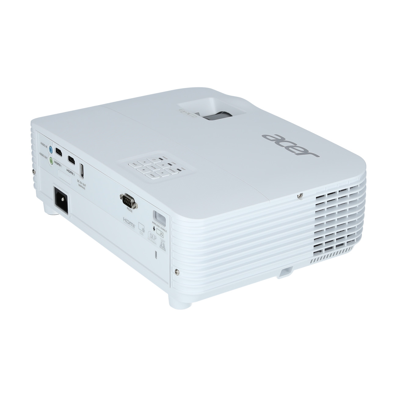 Acer-P1657Ki-DLP-Beamer-mit-3D-HDMI-ECO-Modus-und-Bluelight-Shield-Demoware-Silber