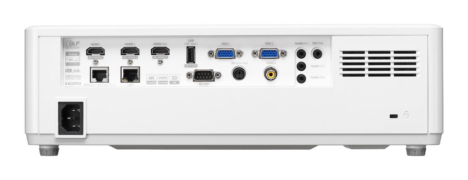 Optoma-ZU607T-Beamer-mit-flexibler-Linsenverschiebung-und-automatischer-Keystone-Korrektur-fur-Bildung-und-Konferenzen-Demoware-Gold
