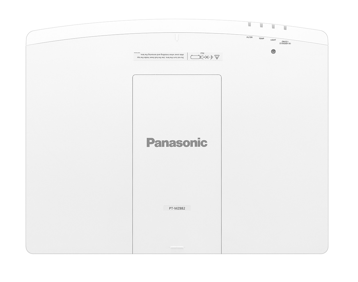 Panasonic-PT-MZ882WEJ-Beamer-mit-8200-Lumen-und-flexiblen-Installationsmoglichkeiten-im-Business-Sektor-in-weiss-Demoware-Platin