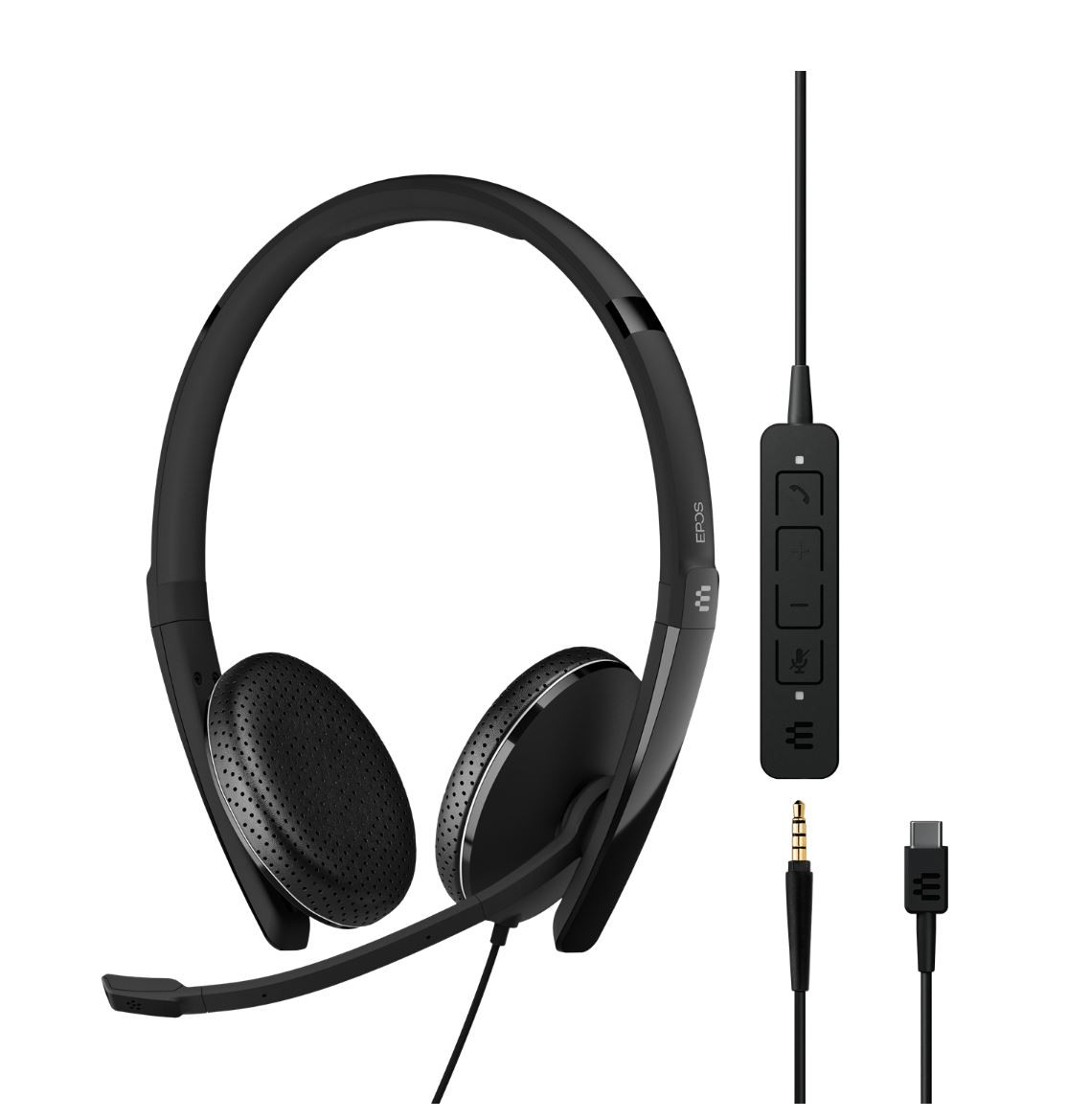 EPOS-ADAPT-165T-USB-C-II-bedrade-dual-headset-met-USB-C-3-5-mm-jackplug-Gecertificeerd-voor-Microsoft-Teams