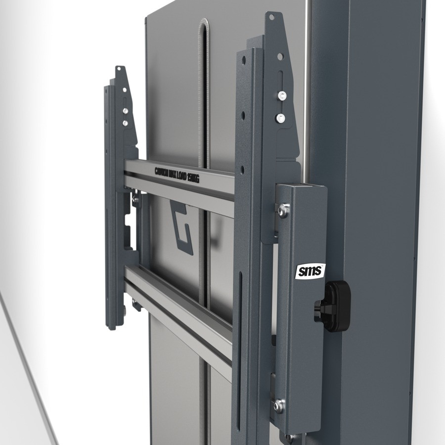 SMS-K05-142-62-Presence-gemotoriseerde-wand-vloerstandaard-aluminium-donkergrijs