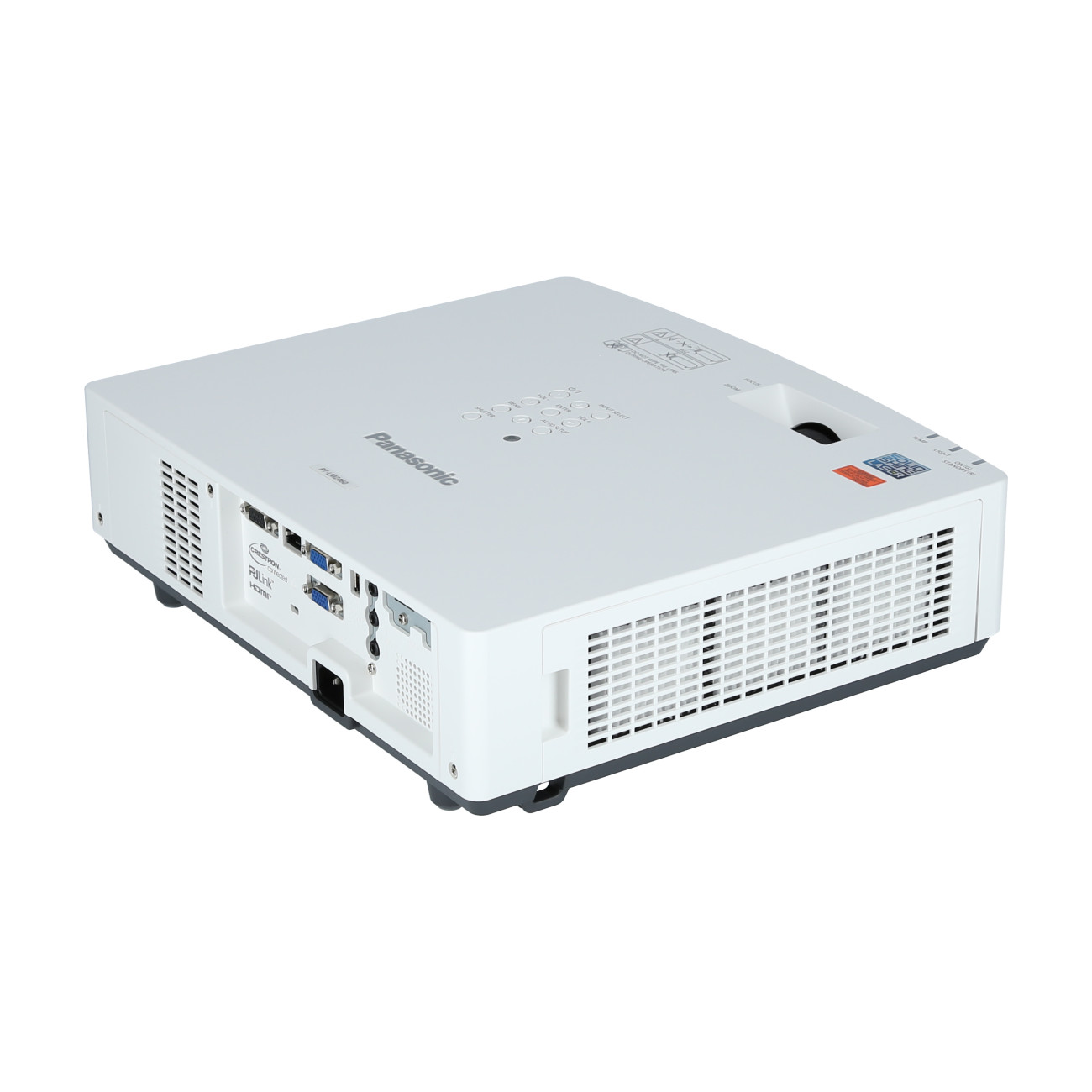 Panasonic-PT-LMZ460EJ-Beamer-mit-4600-Lumen-WUXGA-Auflosung-und-kompakter-Bauweise-fur-Besprechungsraume-Demoware-Platin