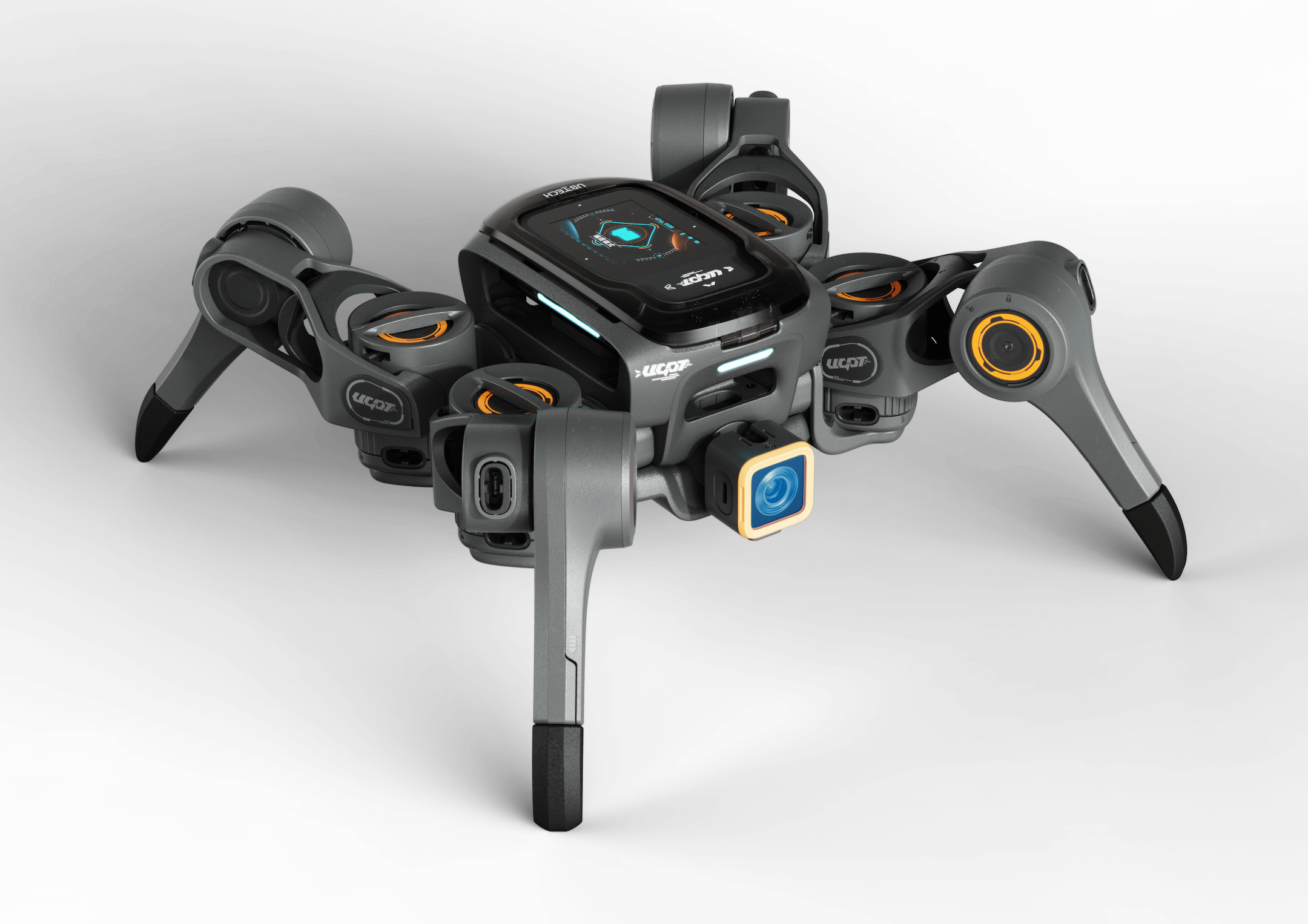 ugot-roboter-ai-space-exploration-education-kit-78-komponenten-zum-bau-von-fuenf-robotermodellen