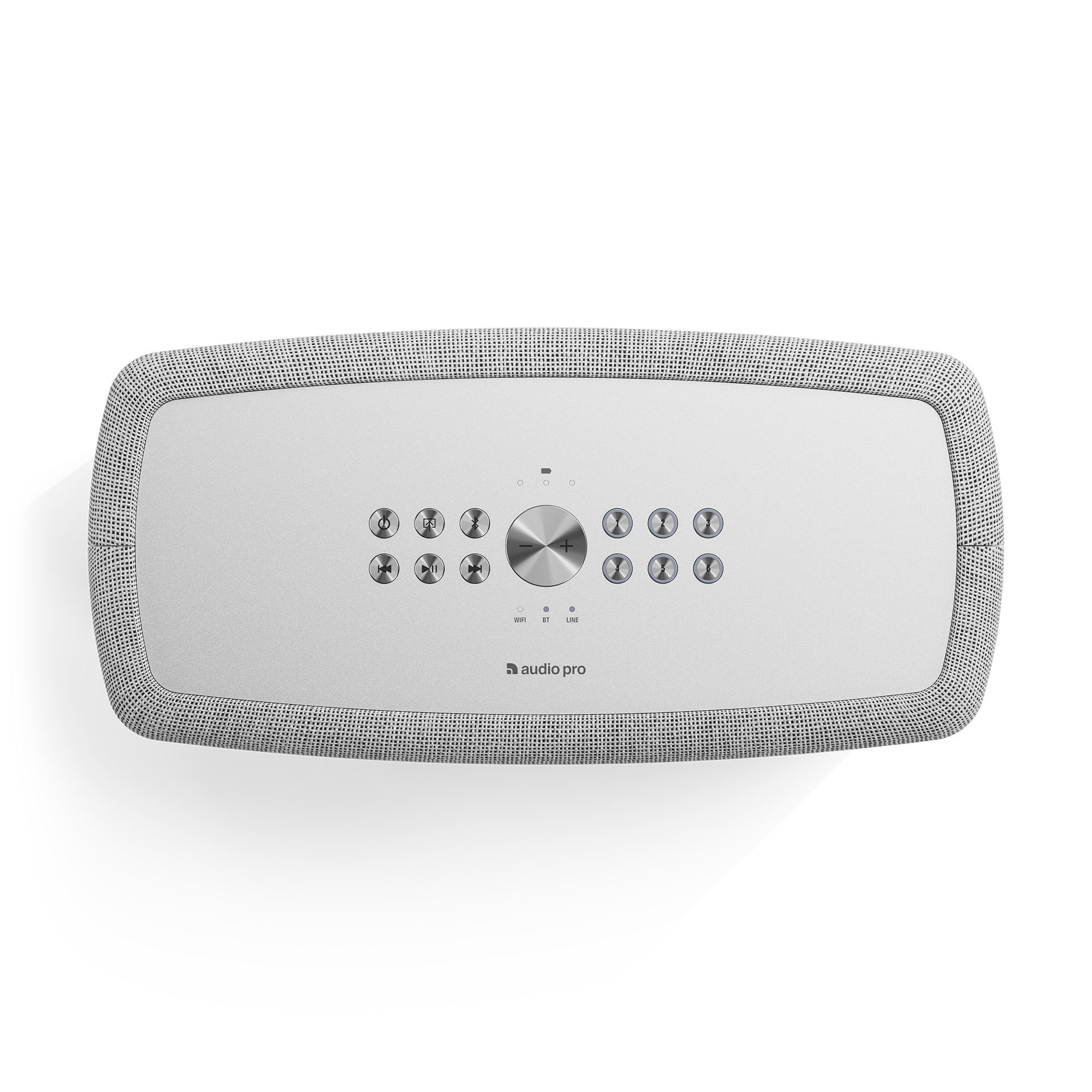 Audio-Pro-A15-portabler-spritzwasserfester-Multiroom-Lautsprecher-in-Hellgrau