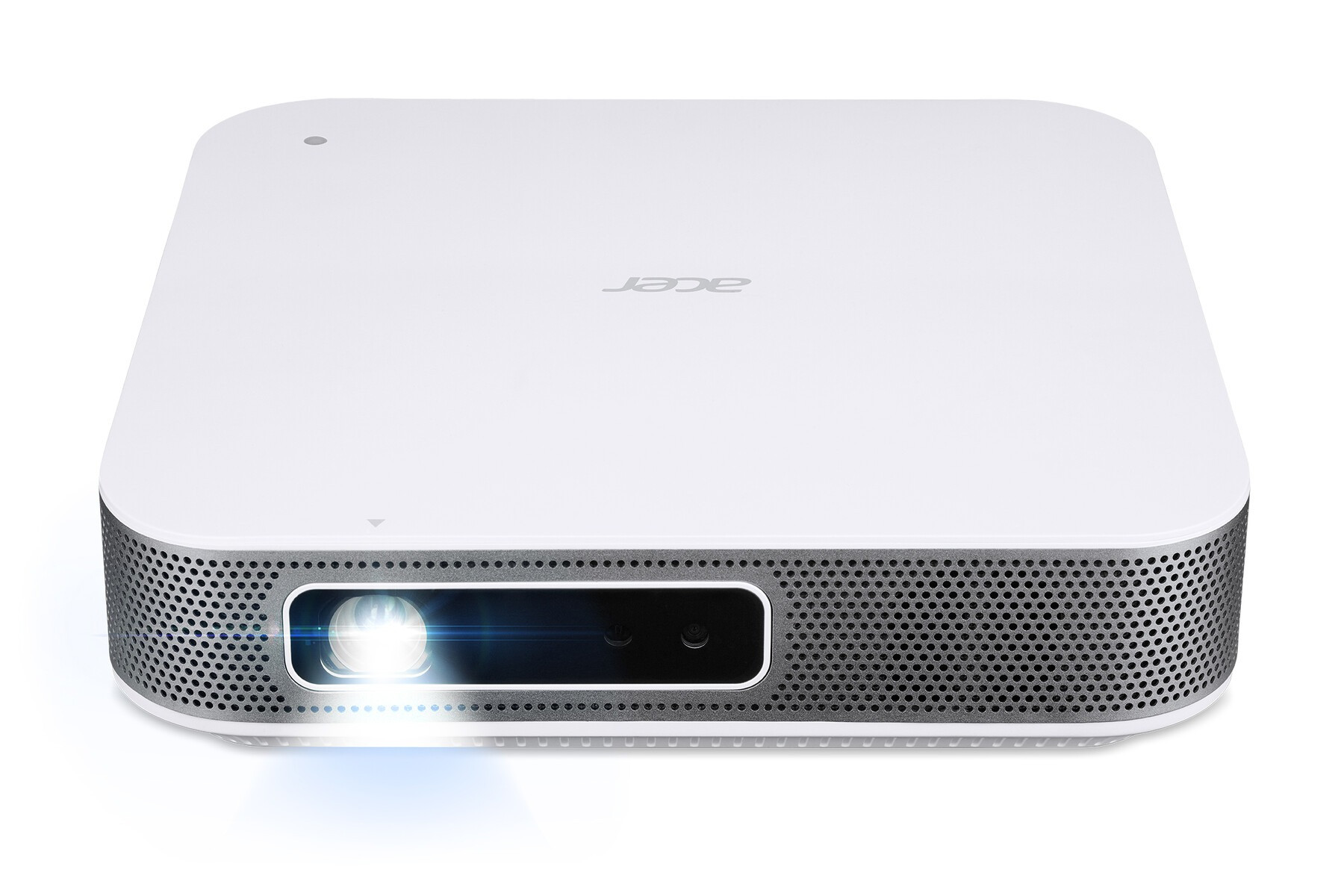 Acer-PD1520s-mobiler-LED-Full-HD-Projektor-mit-Auto-Fokus-Bluetooth-Audio-USB-Playback-und-automatischer-Trapezkorrektur-Demoware-Platin