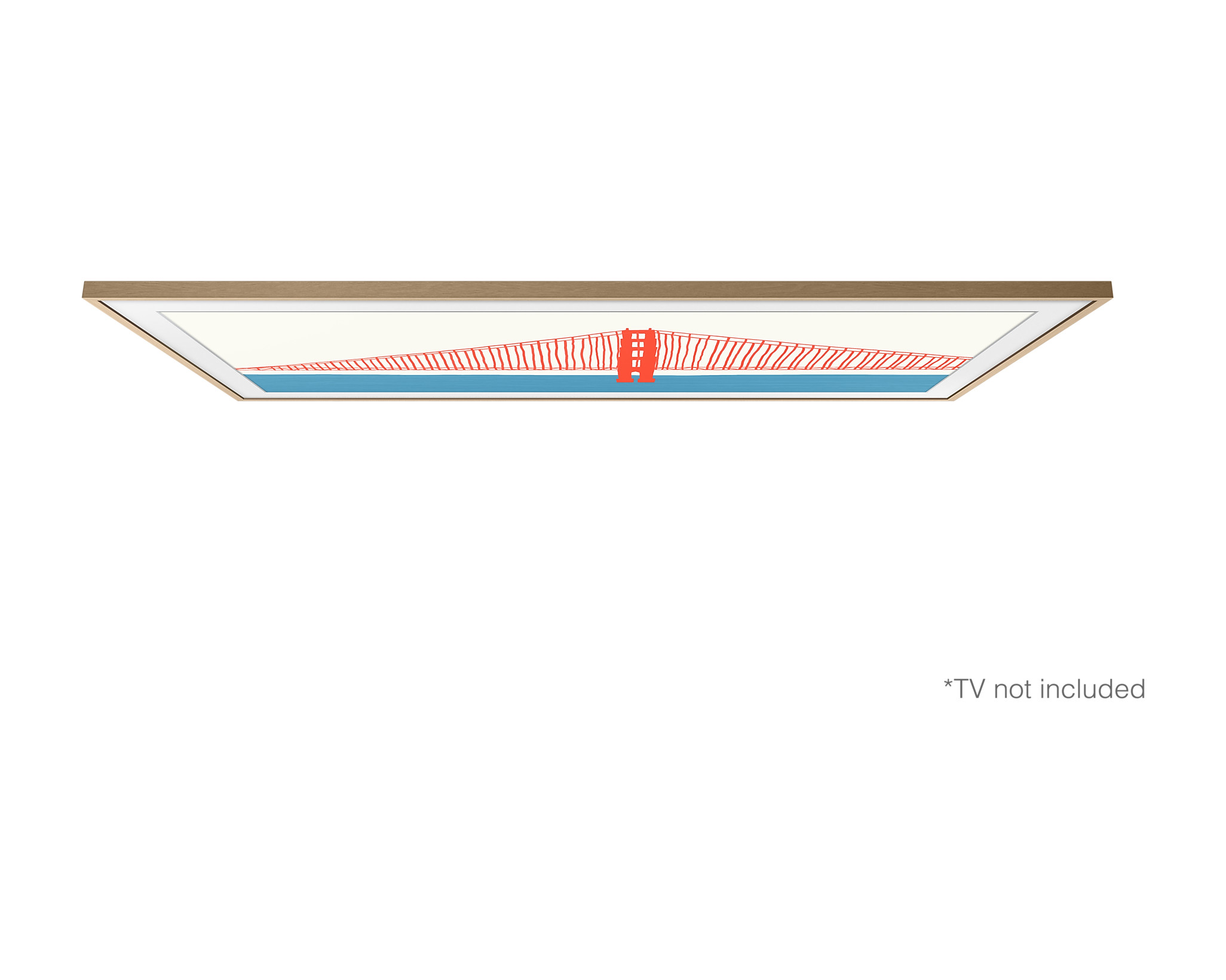 Samsung-The-Frame-55-Rahmen-Modern-in-Teak-Demoware