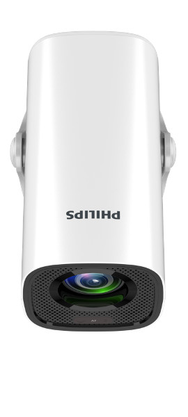 Philips-NeoPix-250-Smart-Full-HD-kompakter-LED-Projektor-mit-um-180-Grad-drehbarem-Stander-Demoware-Platin