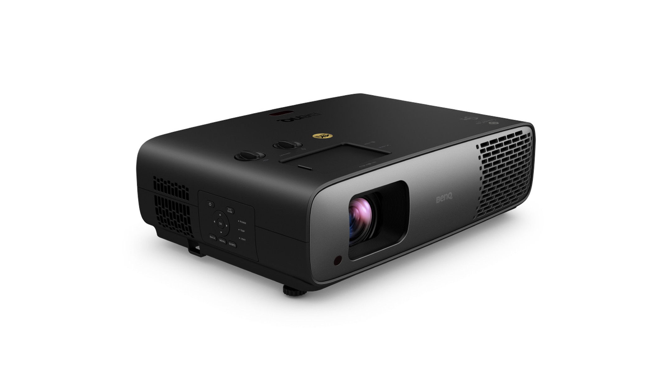 benq-w4100i-4k-heimkino-beamer-mit-3200-lumen-und-android-tv-dongle-fuer-kabelloses-entertainment-demoware-gold