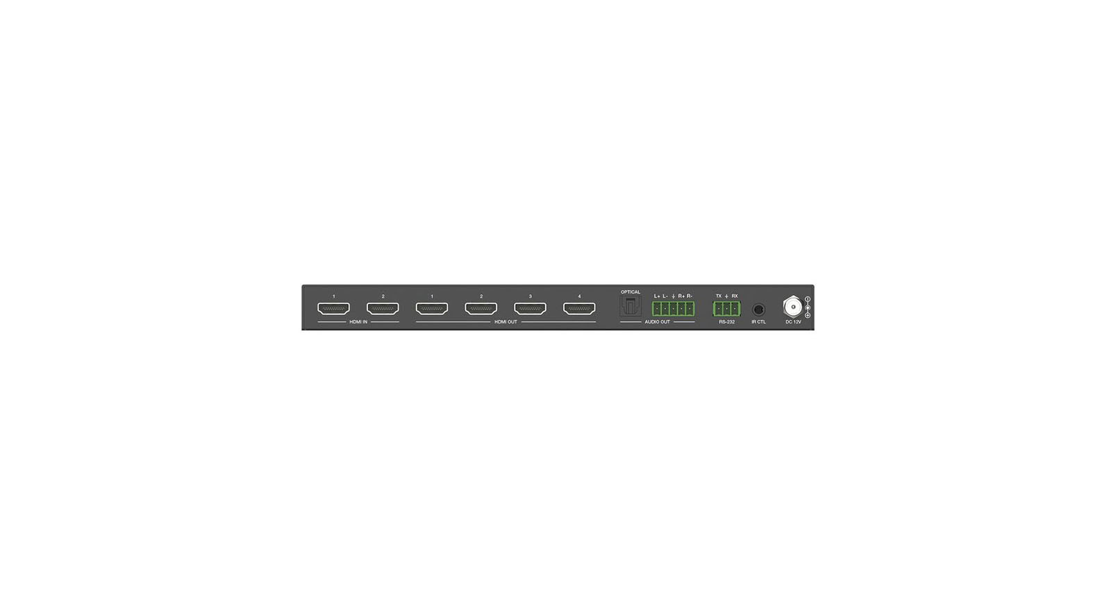 PureLink-PT-SP-HD24-48G-2x4-HDMI-2-1-Splitter-48Gbps-mit-Scaler-und-Audio-De-Embedding