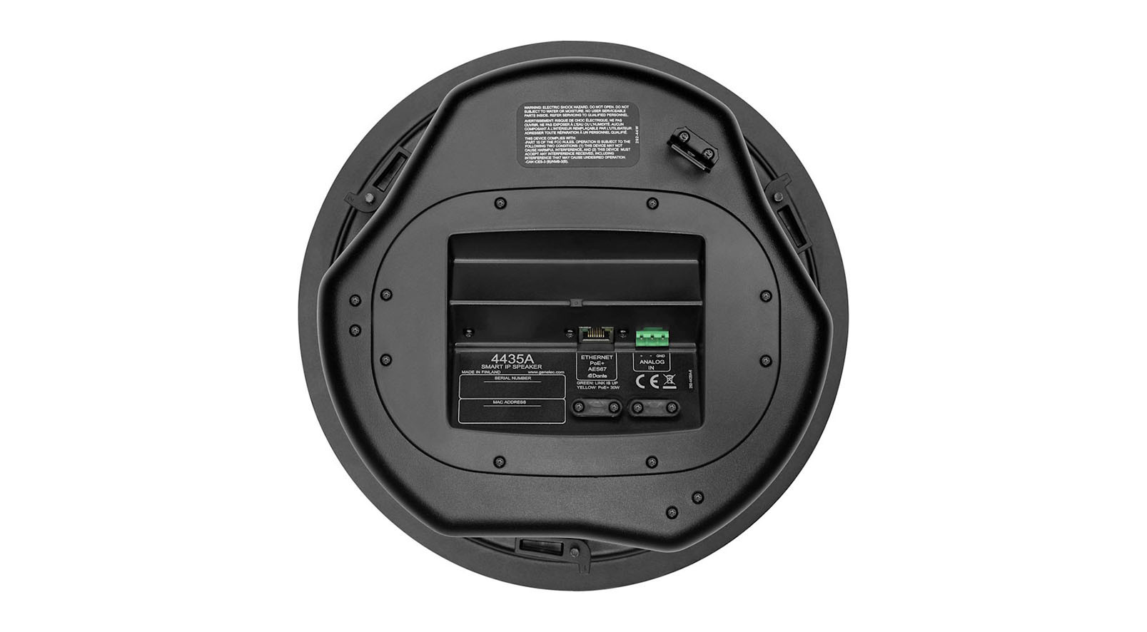 GENELEC-4435A-Slimme-IP-plafondluidspreker-zwart