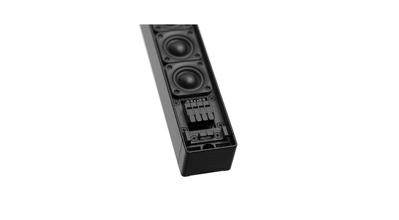 AUDAC-VIRO-C201-Zeilenlautsprecher-2-x-1-3-20-W-8-Ohm-ultra-kompakt-schwarz