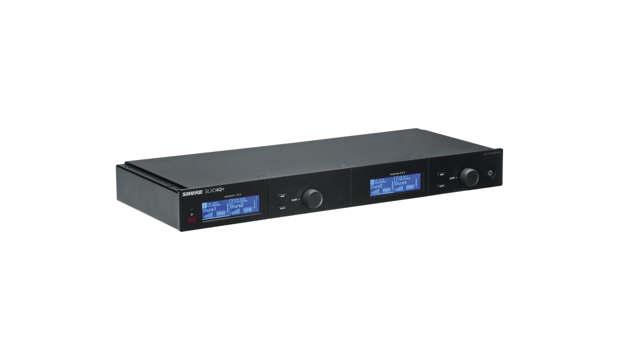 Shure-SLXD4Q-4-Kanal-Empfanger-Frequenzband-G65