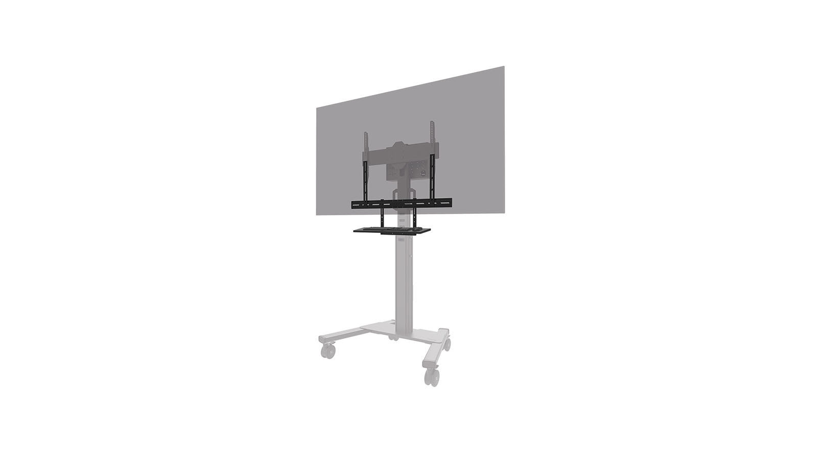 Neomounts-AV40-500BL-Toetsenbordlade-set