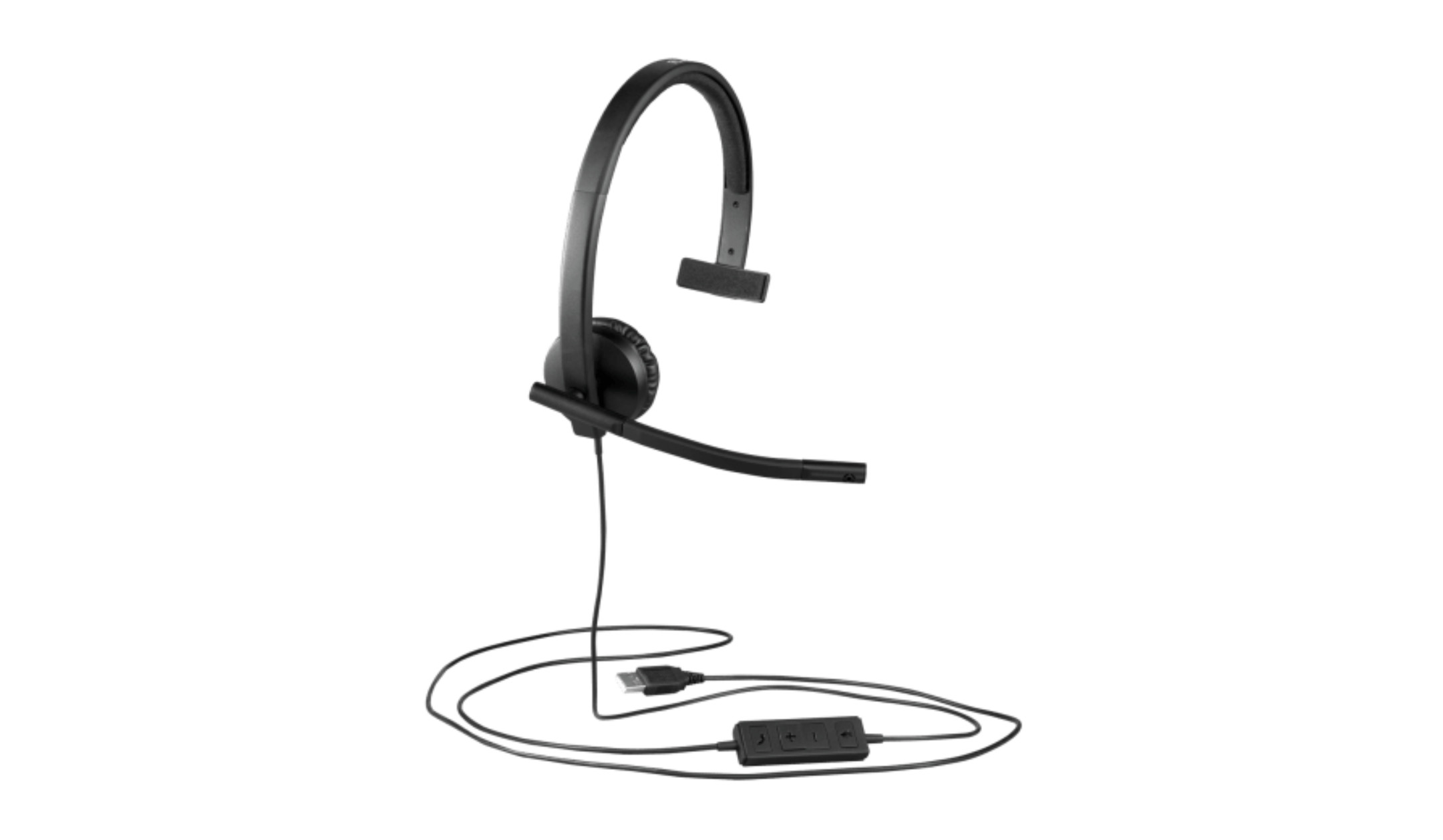 Logitech-H570e-Bedrade-mono-headset-met-USB-A-kabel