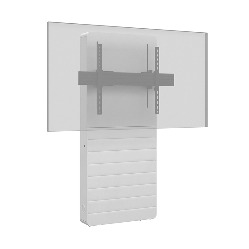 Hagor-CON-Line-R-W-Lift-Media-displaystandaard-van-vloer-tot-wand-met-hefmechanisme-voor-een-scherm-van-55-75-elektrisch-in-hoogte-verstelbaar