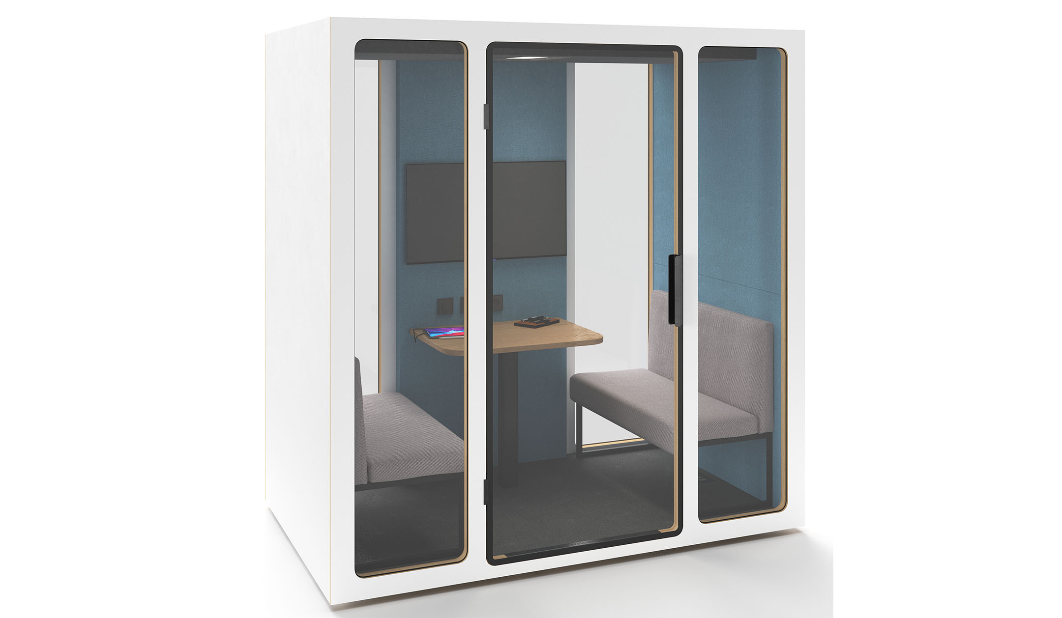 ASSMANN-Syneo-Silence-Pod-Meetingbox-mit-individuellem-Design-und-25dB-Schallschutz-fur-diskrete-Zusammenarbeit-im-Team