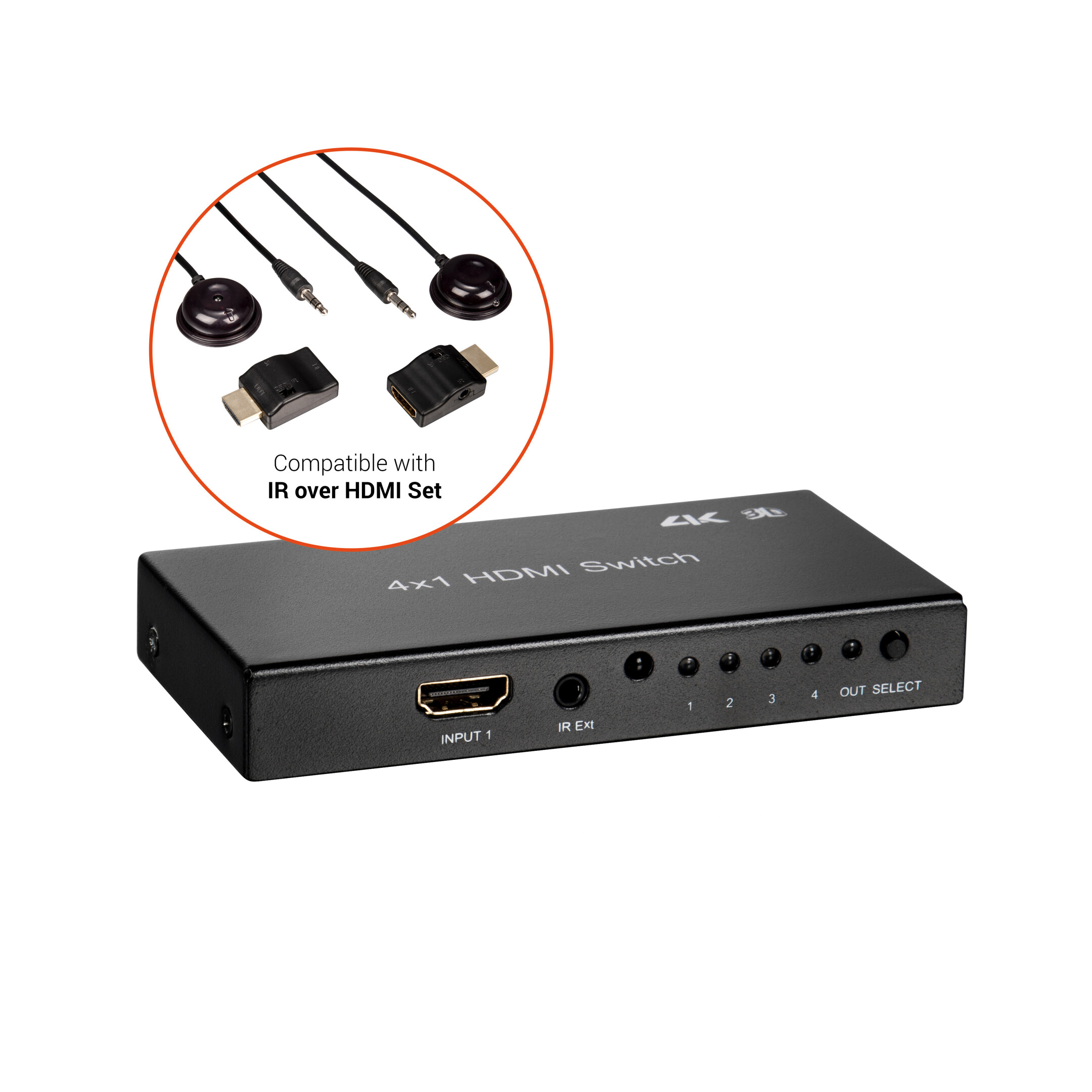 celexon HDMI 2.0 Switch 4x1 celexon HDMI 2.0 Switch 4x1