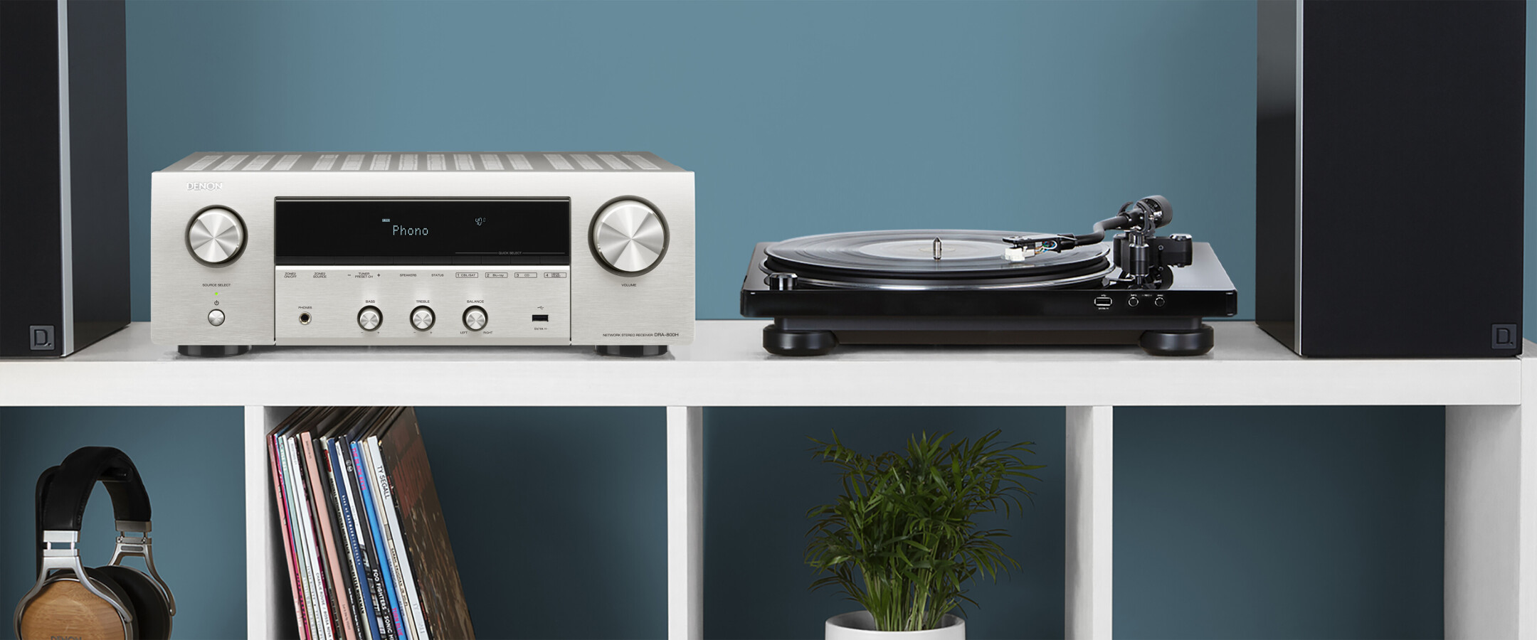 Denon-DRA-800H-Stereo-Netzwerk-Receiver-silber