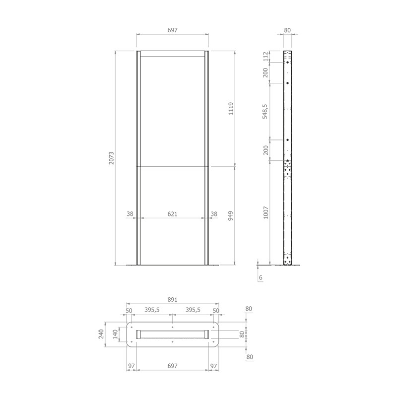 Hagor-Vloerbeugel-voor-Samsung-OM46N-D