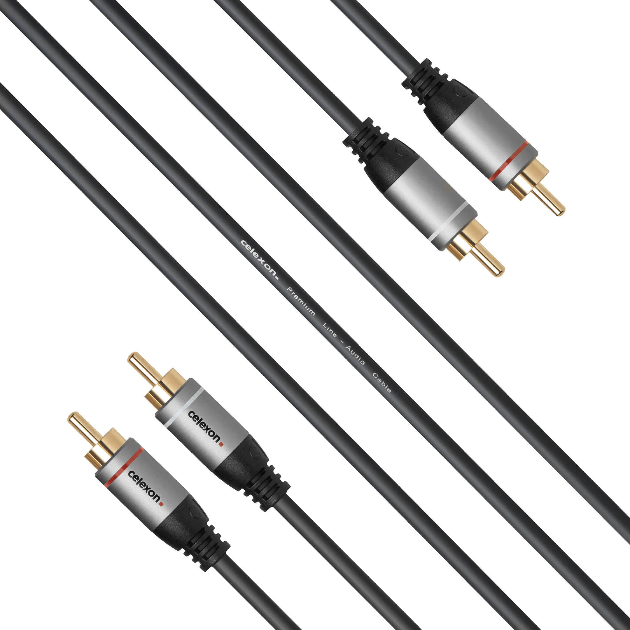celexon-2x-Cinch-Stereo-Audiokabel-1-0m-Professional-Line