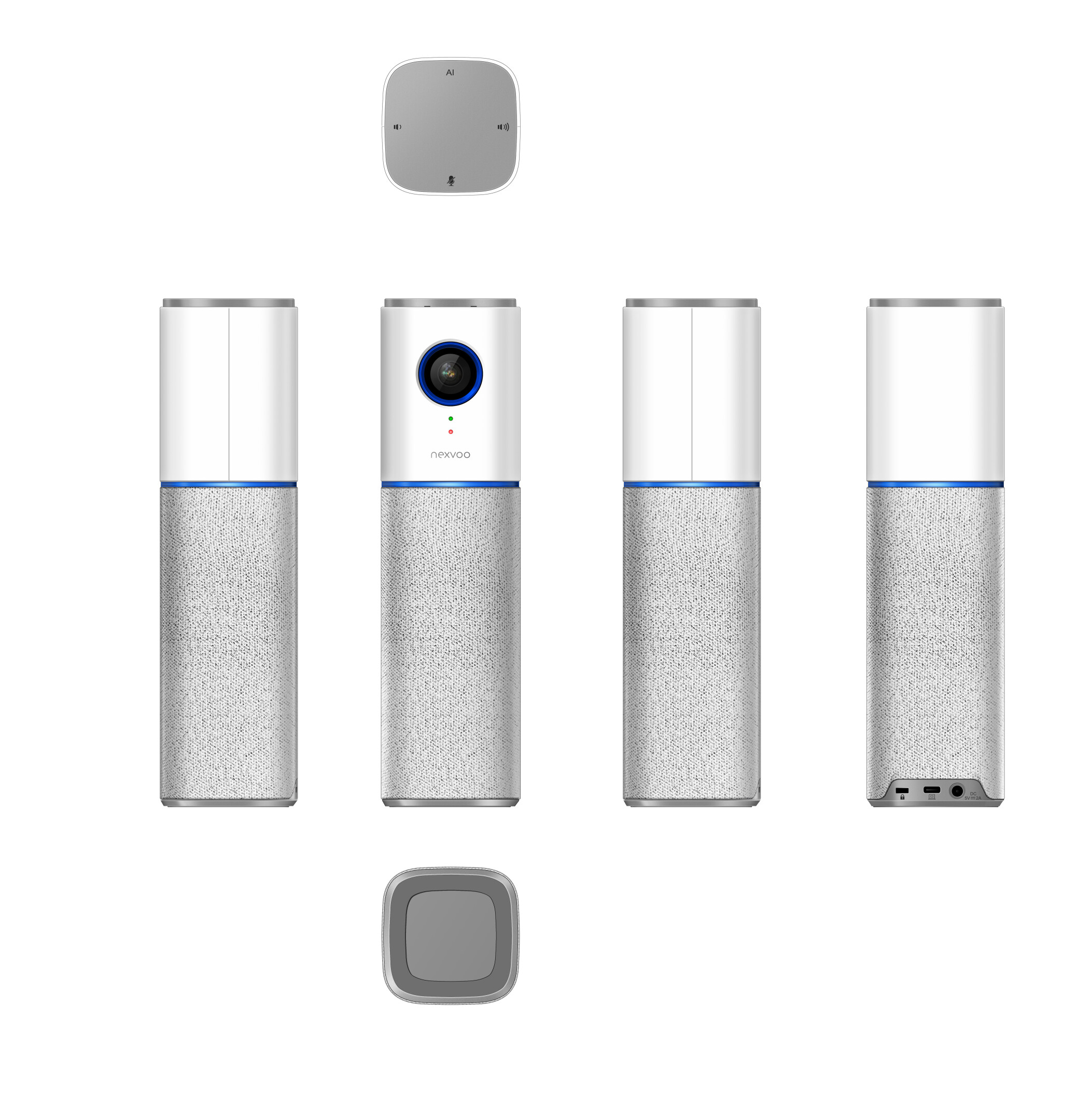 Nexvoo-NexPod-N109-AI-videoconferentiecamera-1080P-110-FOV-30fps