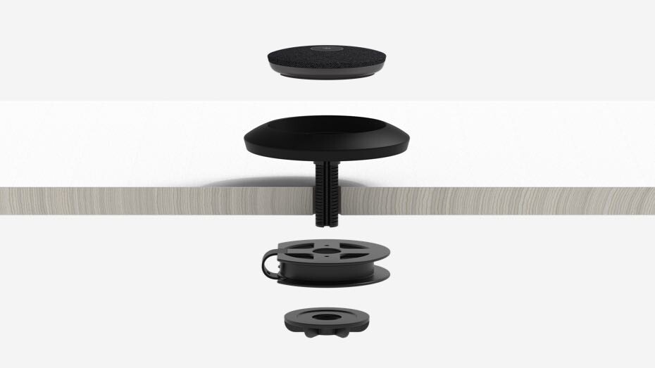 Logitech-Rally-Mic-Pod-Mount-Demo