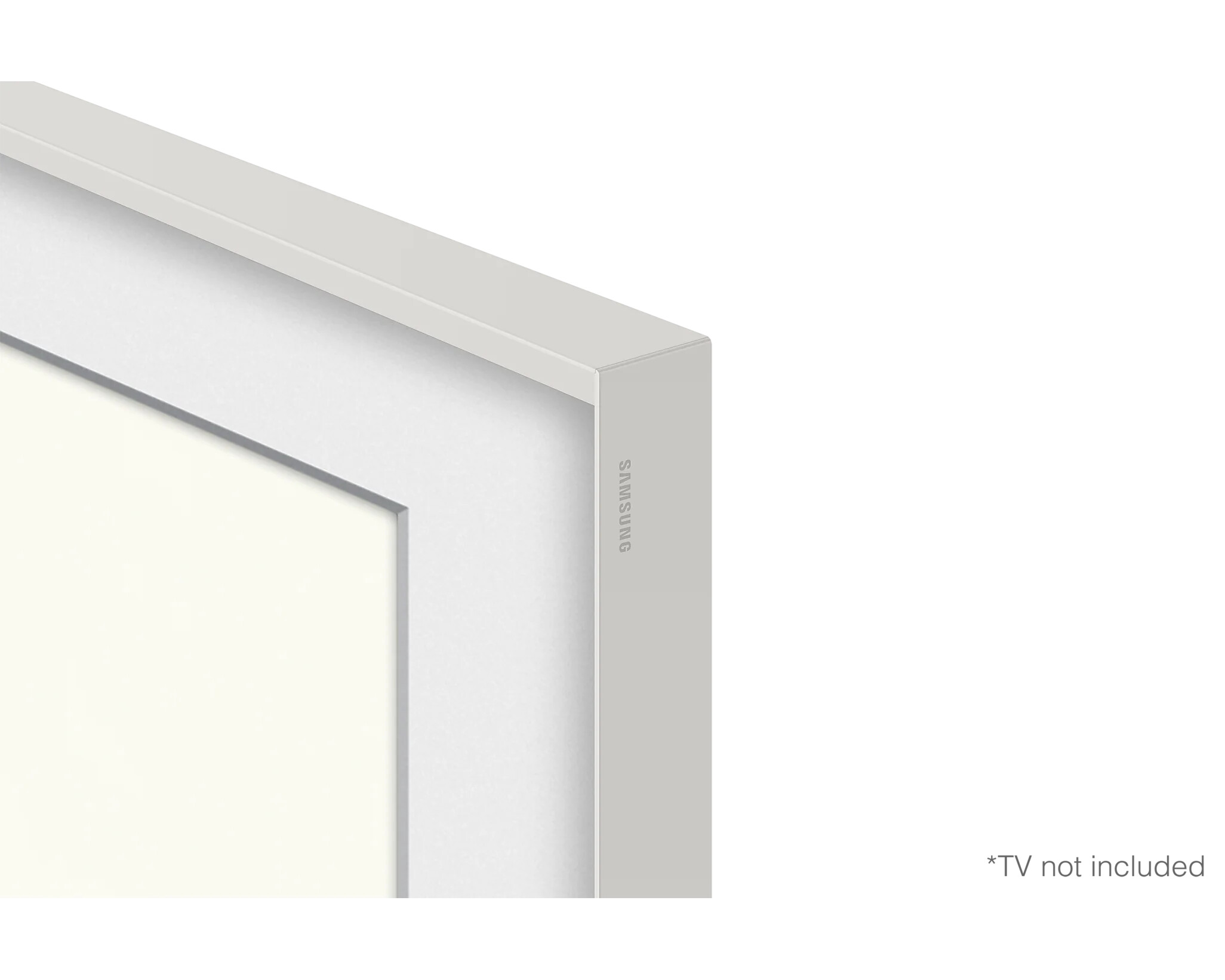 Samsung-The-Frame-65-Rahmen-Abgeschragt-in-Weiss