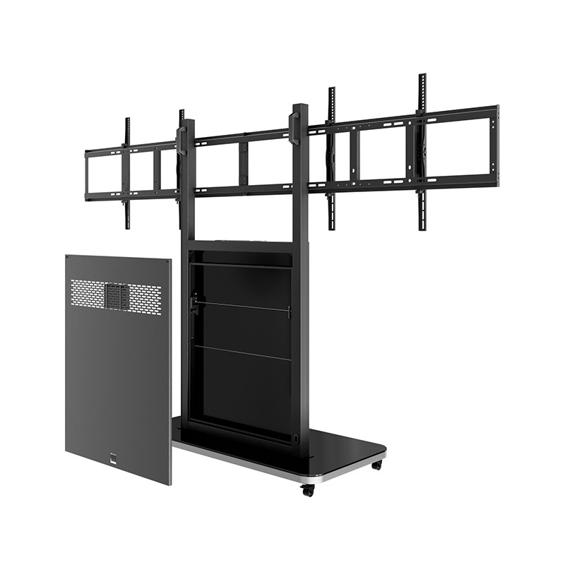 hagor-pro-tower-l-dual-mobiles-standsystem-fuer-zwei-55-65-displays