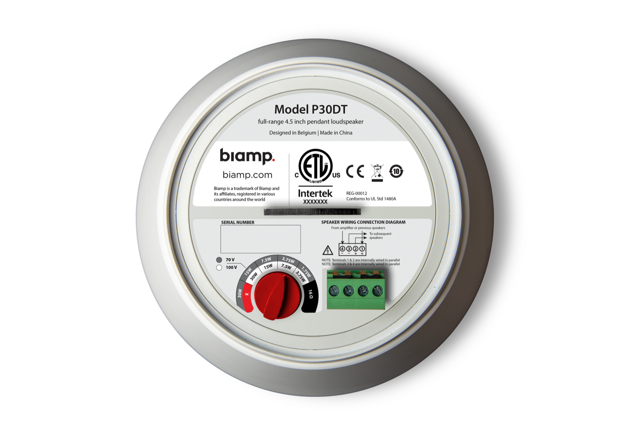 Biamp-Desono-P30DT-W-4-25-inch-2-weg-hangluidspreker-wit