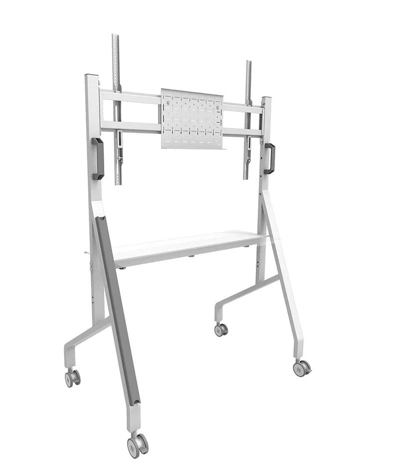 Neomounts-FL50-525WH1-mobiler-Bodenstander-fur-55-86-Bildschirme-Weiss-Demoware
