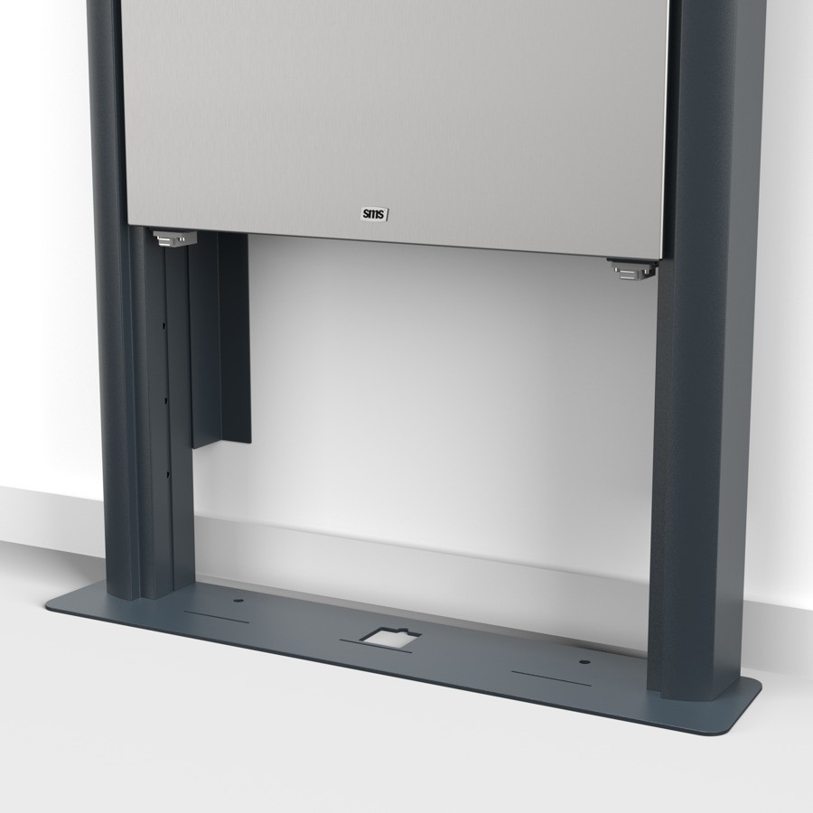 SMS-K05-142-62-Presence-gemotoriseerde-wand-vloerstandaard-aluminium-donkergrijs
