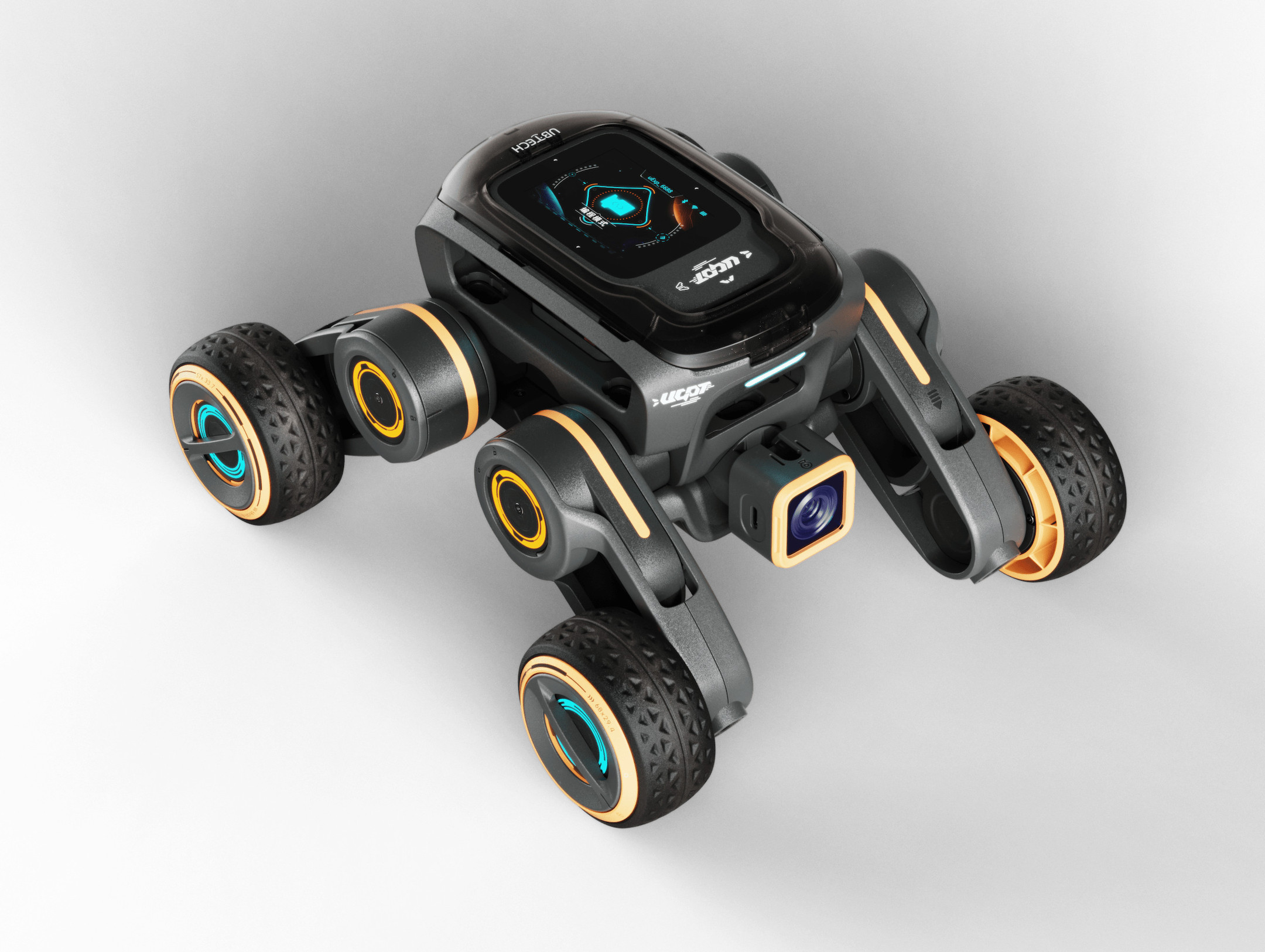 ugot-roboter-ai-space-exploration-education-kit-78-komponenten-zum-bau-von-fuenf-robotermodellen