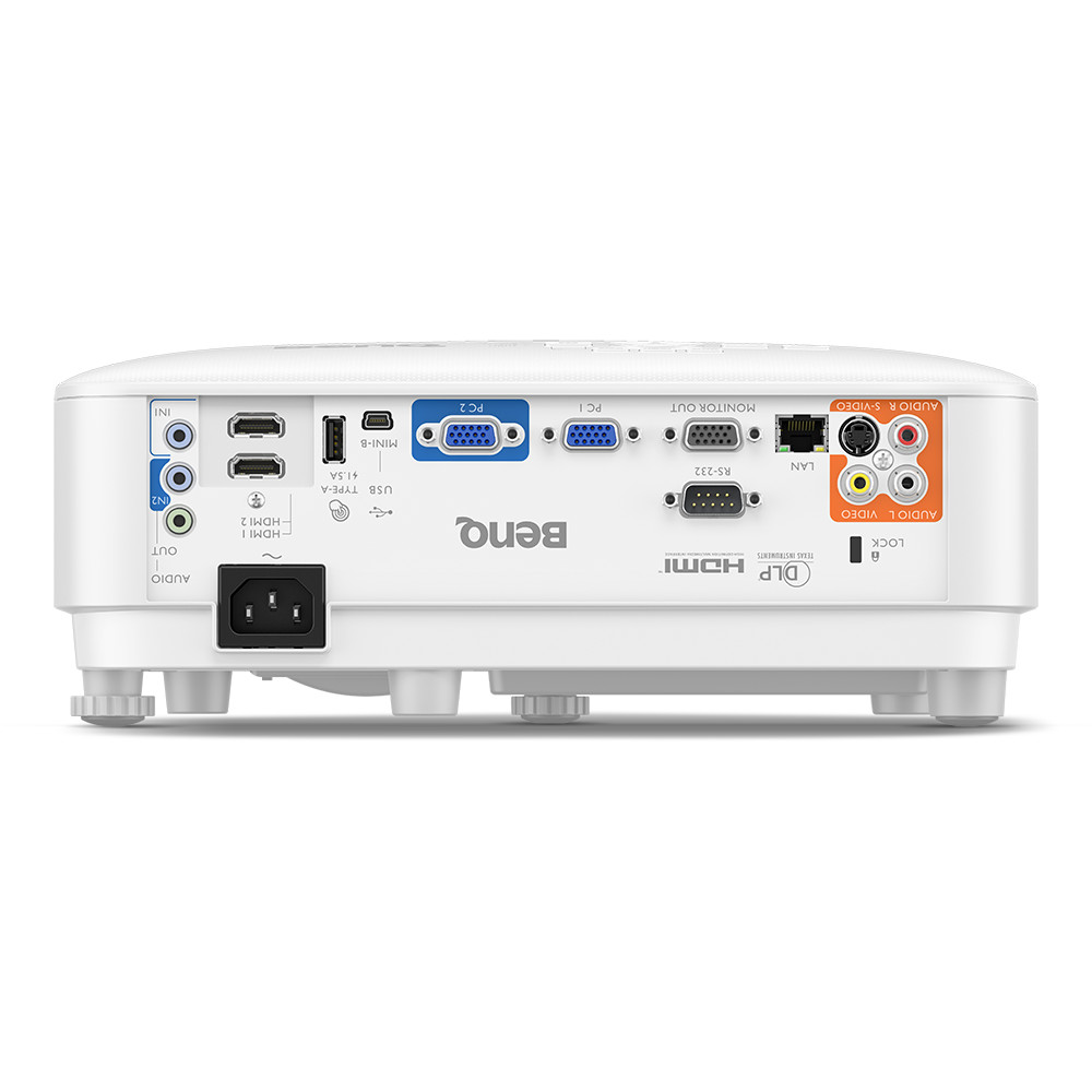 BenQ-MX825STH-Kurzdistanz-Beamer-mit-3-500-Lumen-DLP-Technologie-und-0-49-Short-Throw-Demoware-Gold