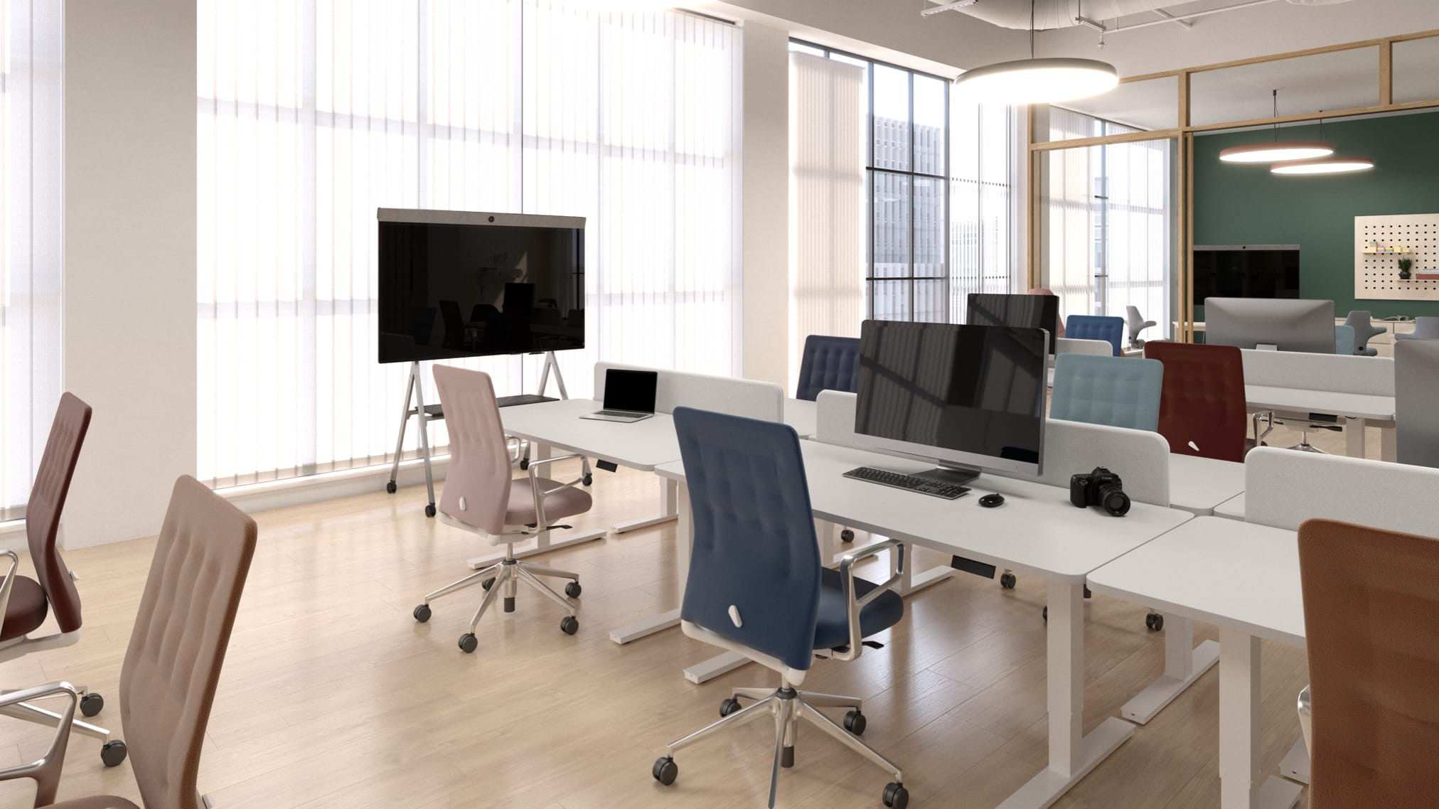 Neat-Board-65-All-in-One-Videokonferenz-Touch-Display-mit-Kamera-Mikrofon-Lautsprechern-Demoware